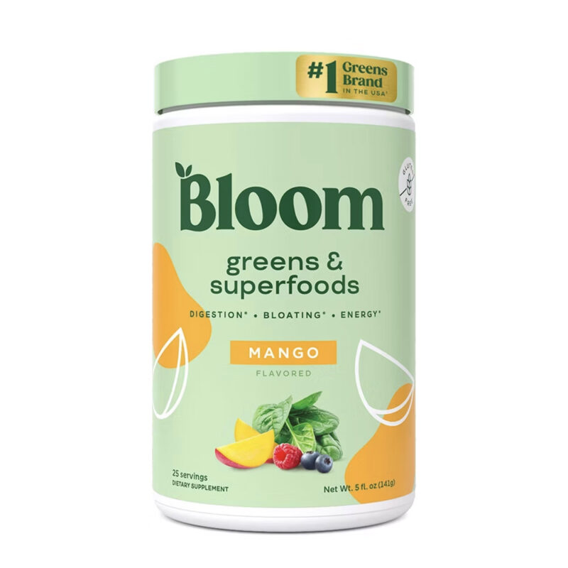 BLOOM NUTRITION Greens and Superfoods Powder - Mango