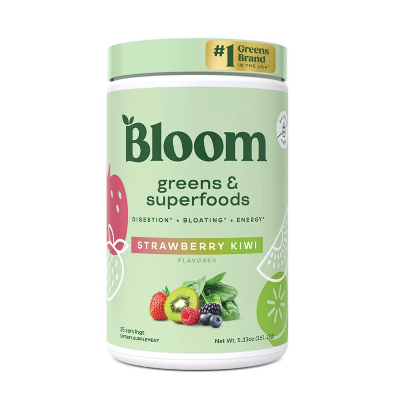 BLOOM NUTRITION Greens and Superfoods Powder - Strawberry Kiwi